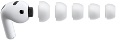 AirPods Pro 3, silicone ear tips, five sizes