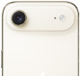 iPhone Air، الجزء الخلفي الخارجي، لون أبيض سحابي، نظام كاميرا Fusion رئيسية في المنصة العلوية